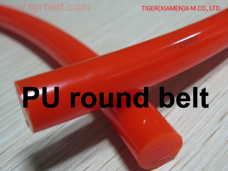 Orange-Rough-PU-Round-Belt